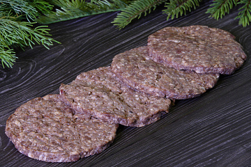 Фото Котлеты для бургера из северного оленя (упак. 4шт)