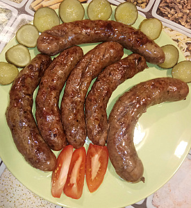 Превью Колбаски для жарки из северного оленя